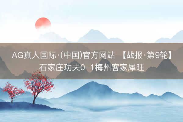 AG真人国际·(中国)官方网站 【战报·第9轮】石家庄功夫0-1梅州客家犀旺