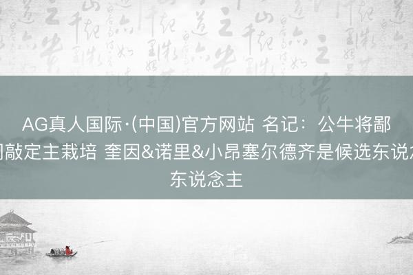 AG真人国际·(中国)官方网站 名记：公牛将鄙人周敲定主栽培 奎因&诺里&小昂塞尔德齐是候选东说念主